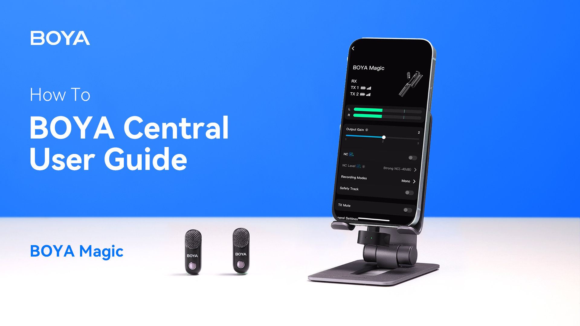 BOYA Magic | How to Use the BOYA Central App